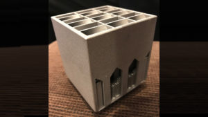 3D-printed heat sink structure designed by ASU students