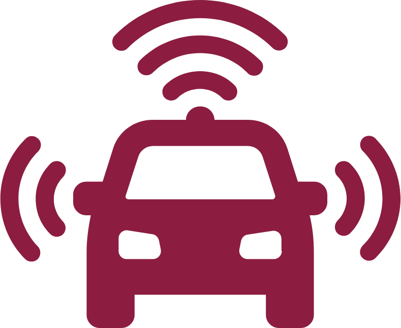 Icon of autonomous driving