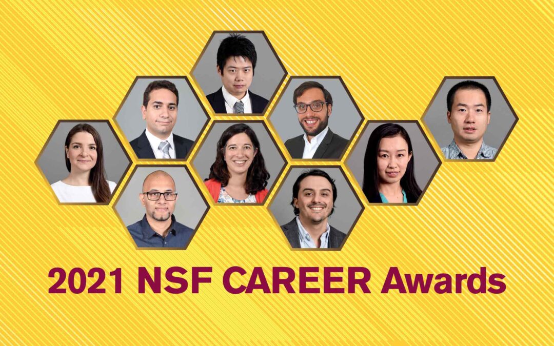 Nine ASU Engineering faculty earn 2021 NSF CAREER Awards