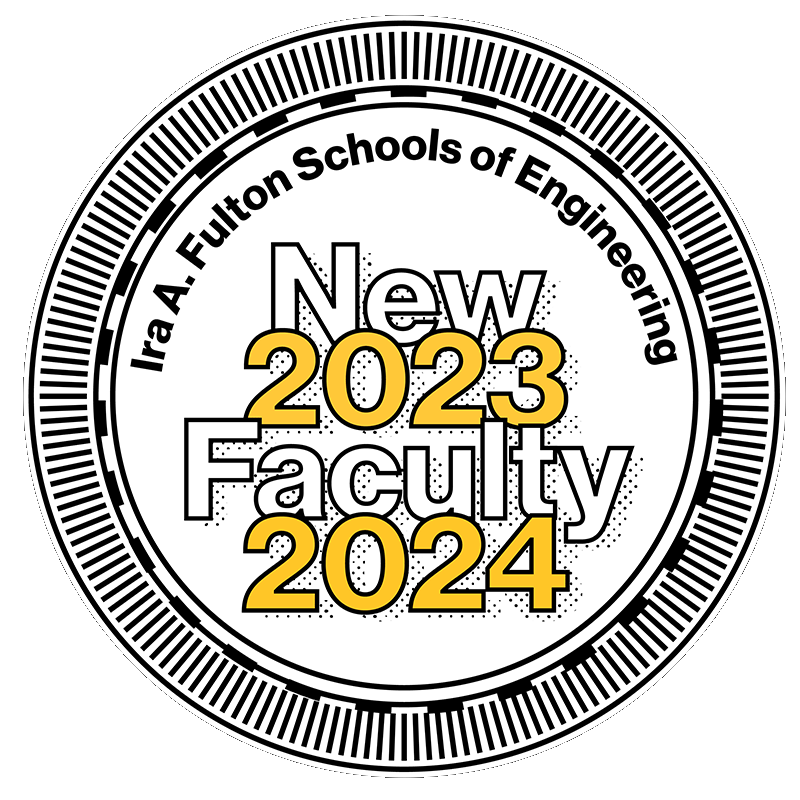Ira A. Fulton Schools of Engineering at ASU new faculty emblem for fall 2023