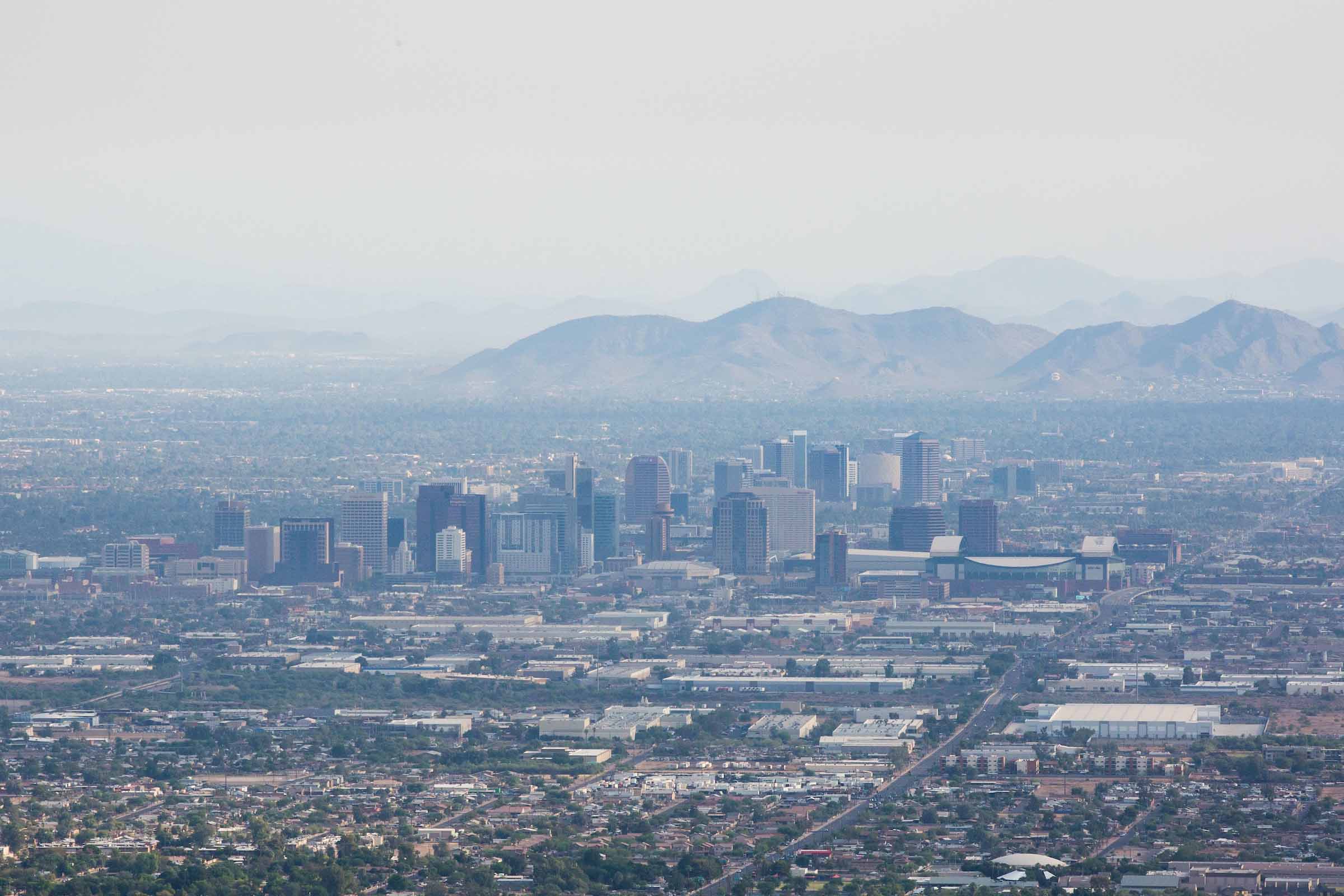 Stock image of the Phoenix, Arizona metropolitan area.