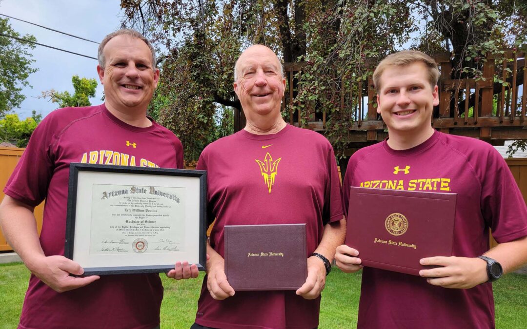Three engineering alumni generations